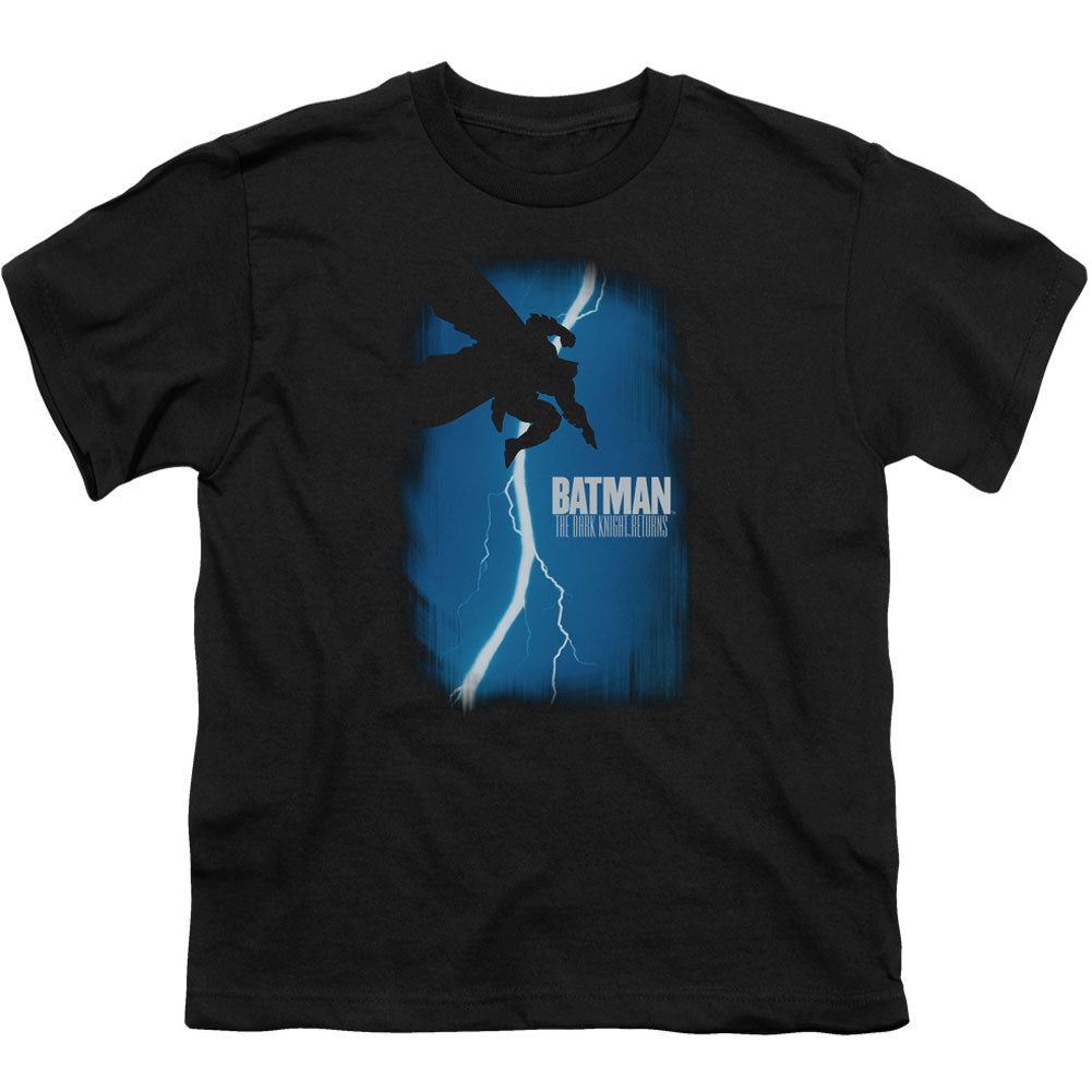 Batman Dkr Cover Youth T-shirt Front