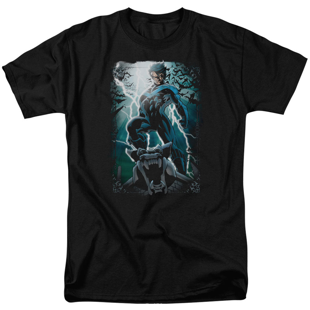 Batman Night Light Adult T-shirt Front