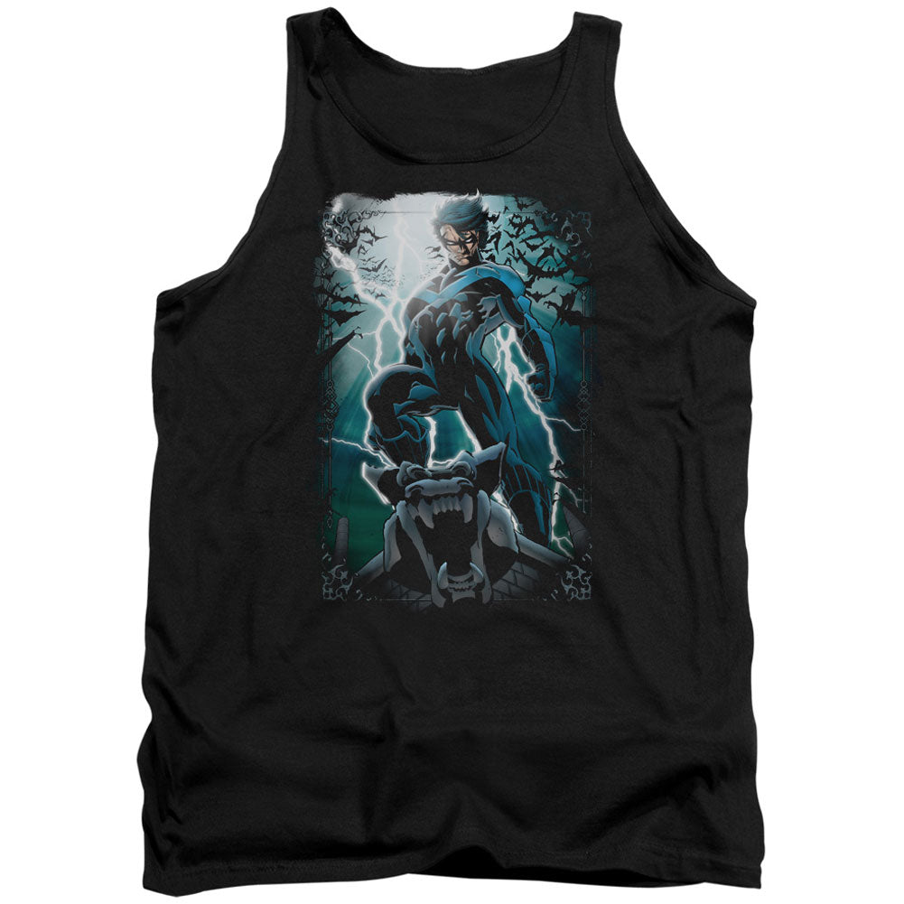 Batman Night Light Mens Tank Front