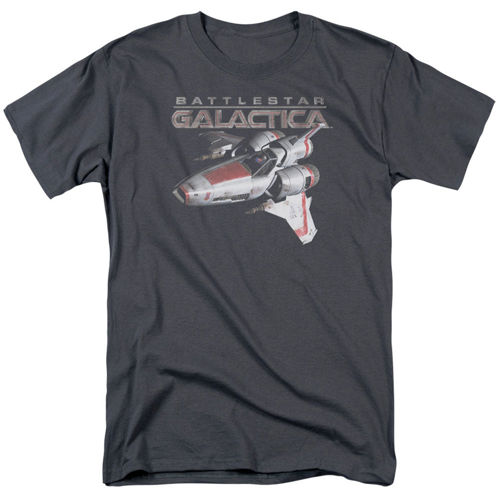 Battlestar Galactica Mark Ii Viper Adult T-shirt Front