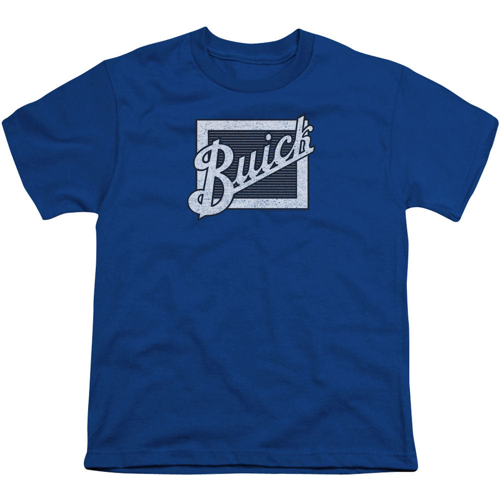 Buick Distressed Emblem Youth T-shirt Front