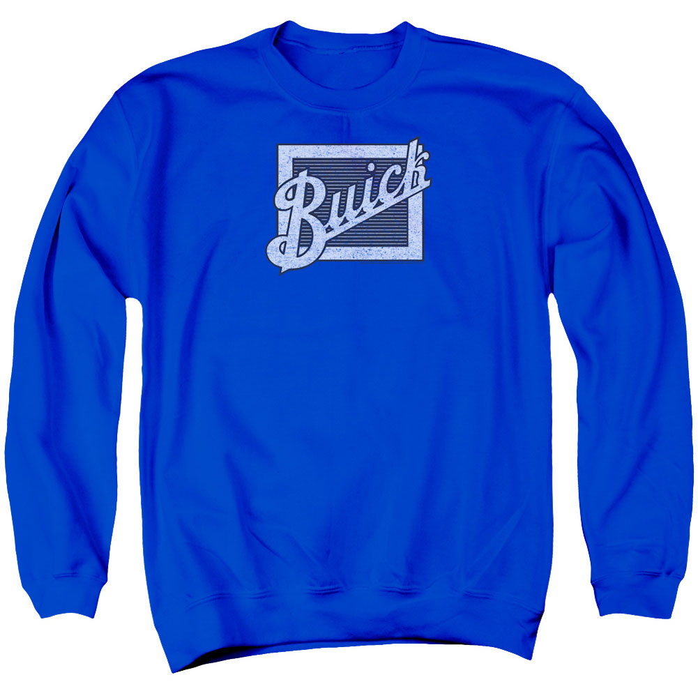 Buick Distressed Emblem Adult Sweatshirt Front