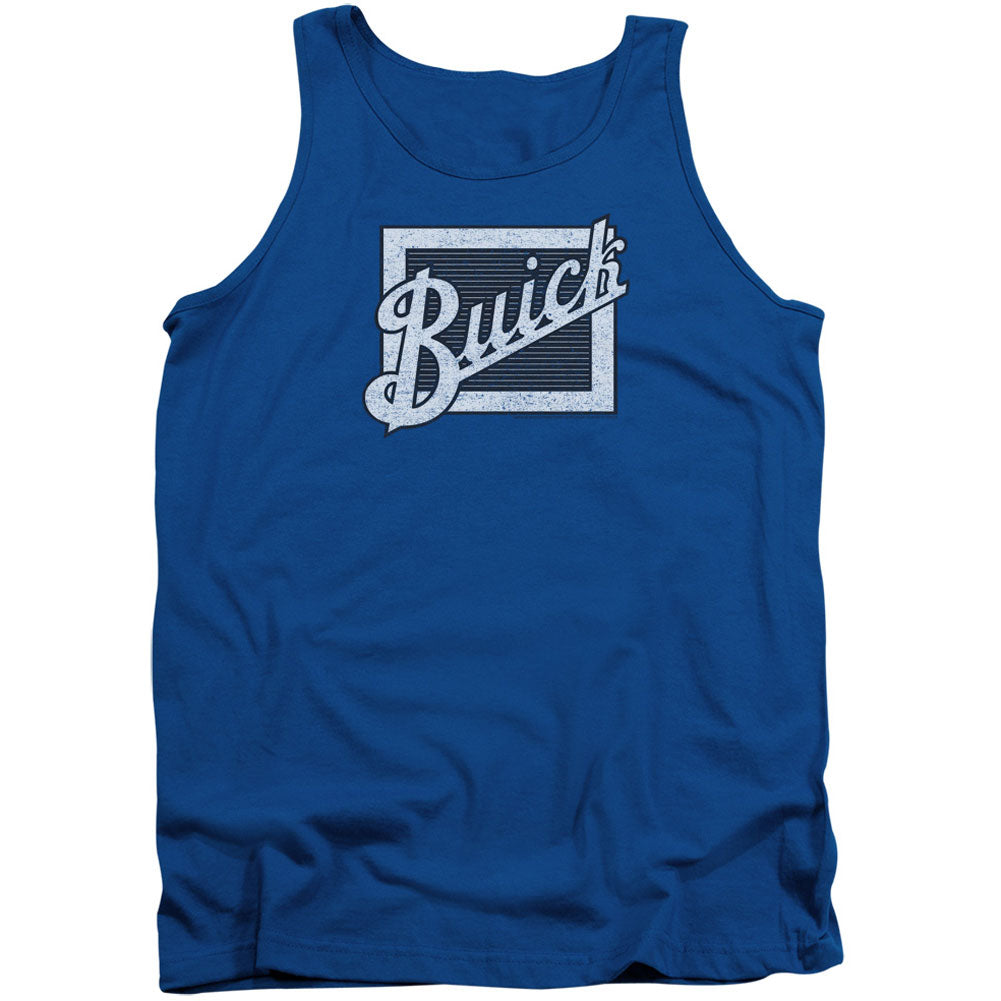 Buick Distressed Emblem Mens Tank Front