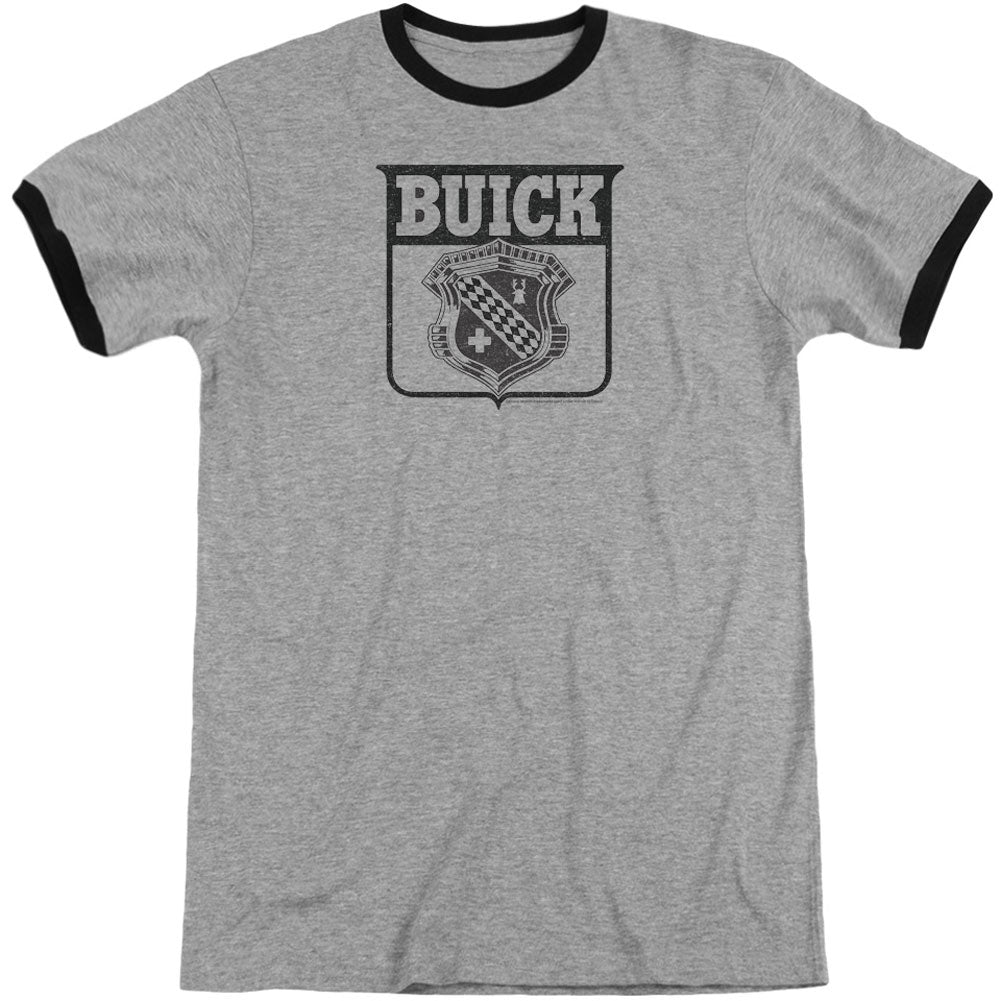 Buick 1946 Emblem Adult Ringer T-shirt Front