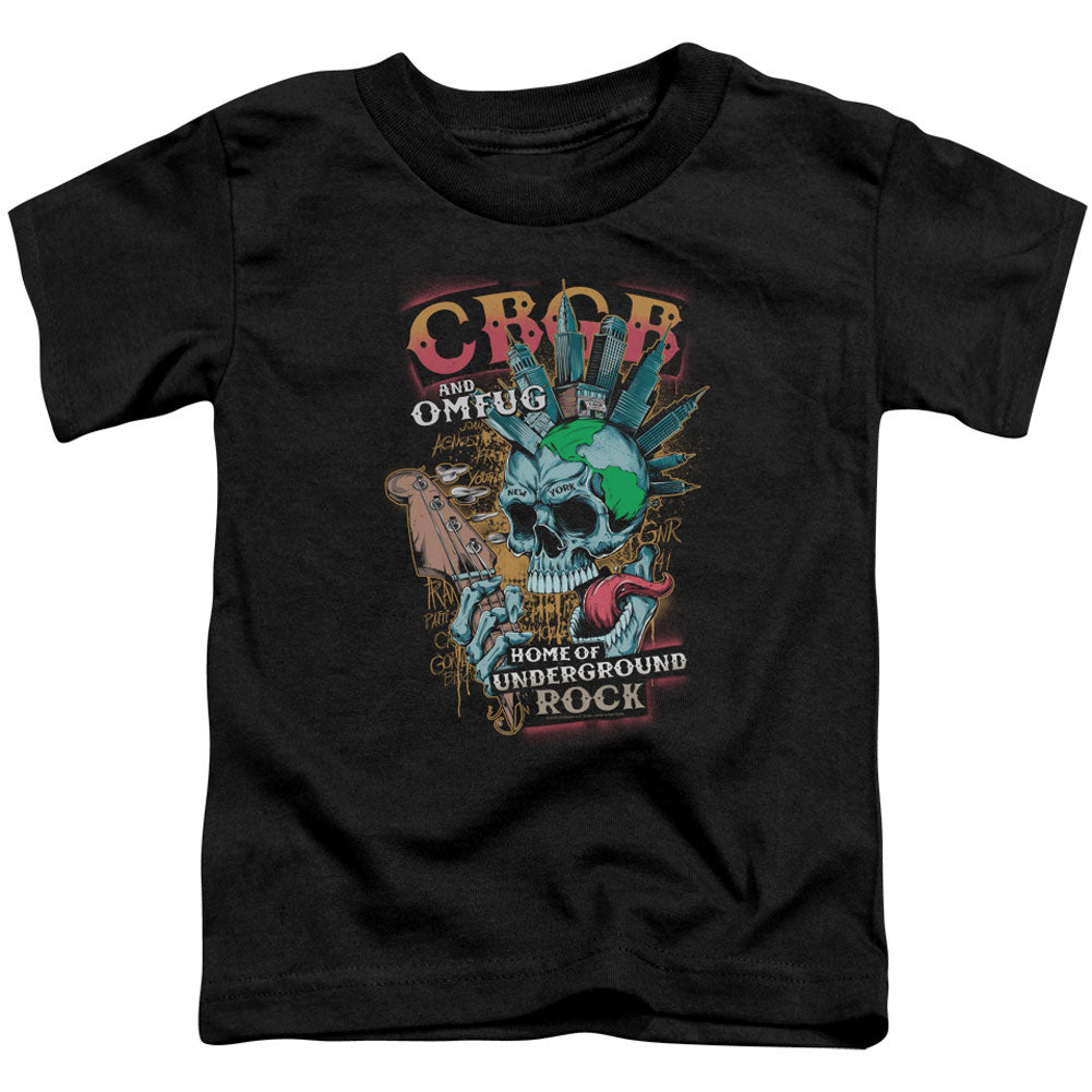 Cbgb City Mowhawk Toddler Childrens T-shirt Front
