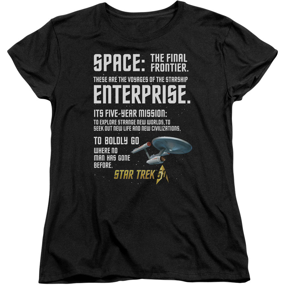 Star Trek Intro Junior Top Front