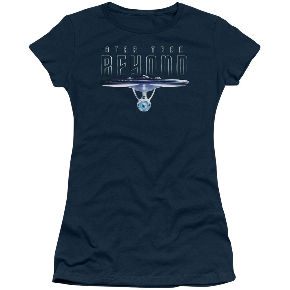 Star Trek Enterprise Beyond Cap Sleeve Junior Top Front
