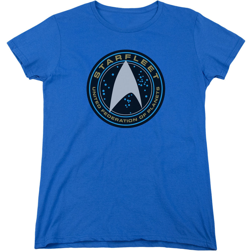 Star Trek Starfleet Patch Junior Top Front