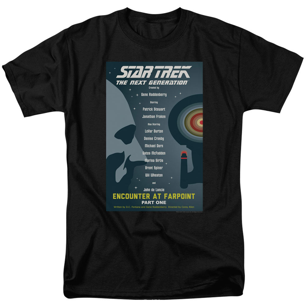 Star Trek Tng Season 1 Episode 1 Adult T-shirt Front