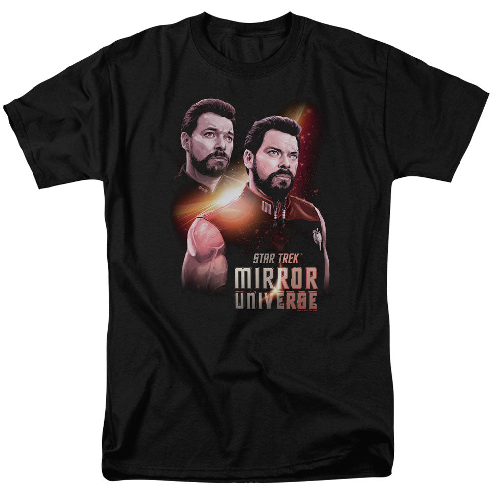 Star Trek Mirror Riker Adult T-shirt Front