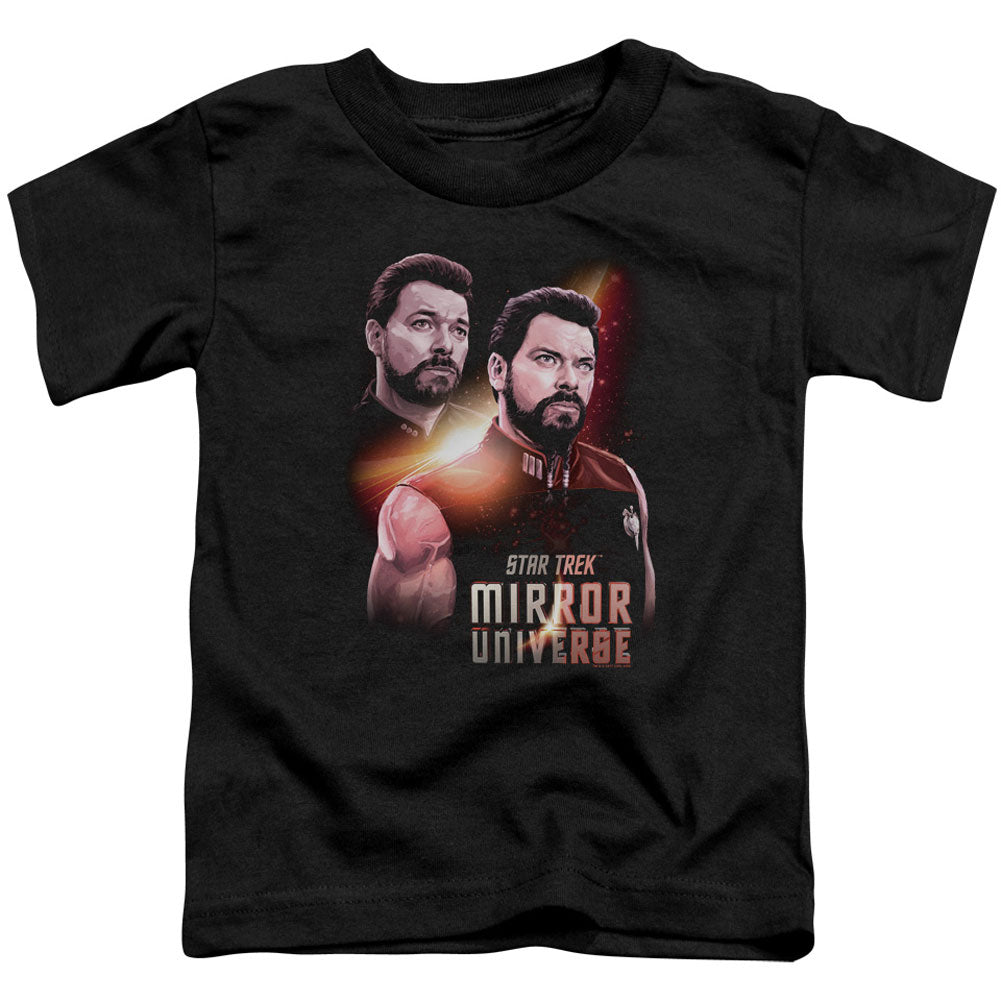 Star Trek Mirror Riker Toddler Childrens T-shirt Front