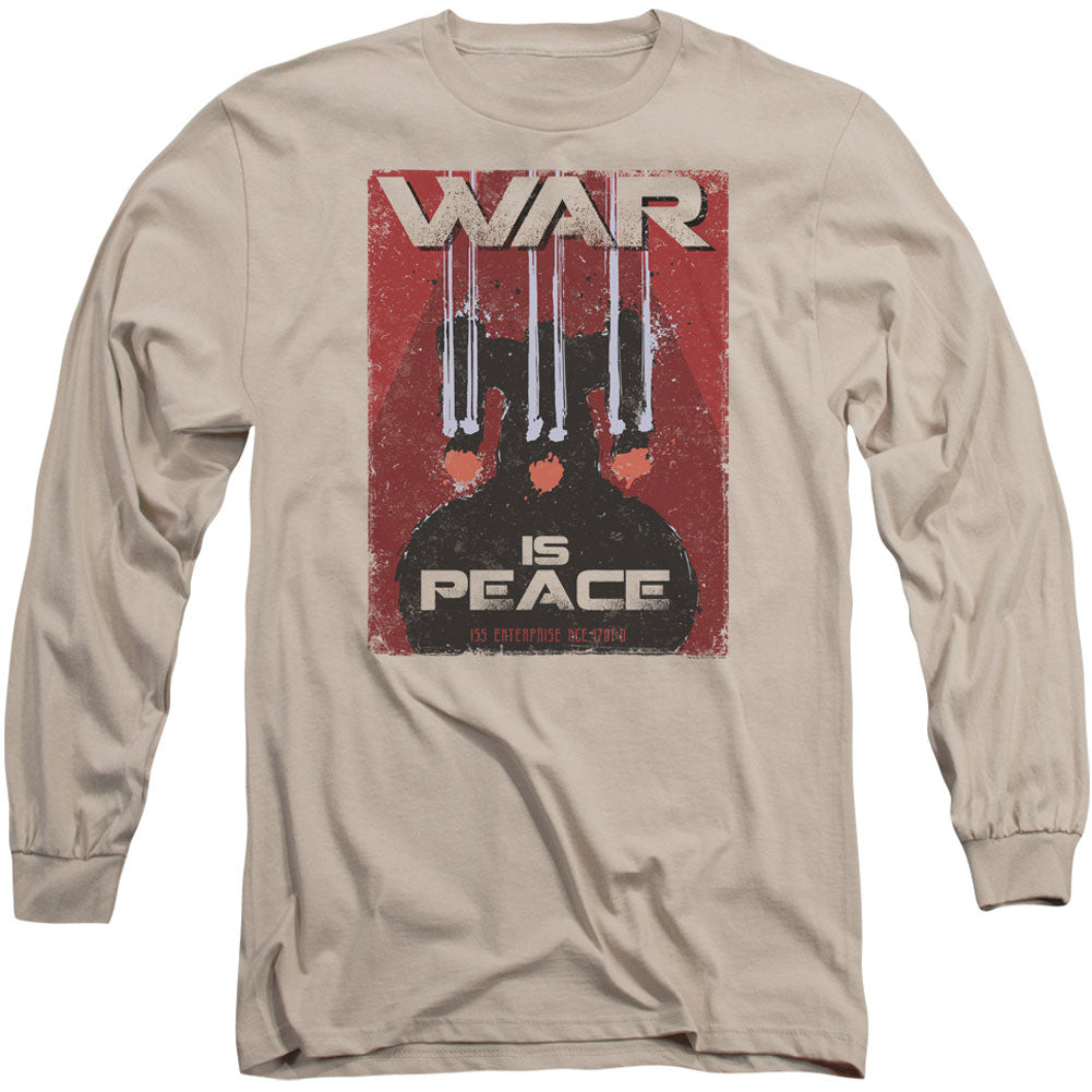 Star Trek War Is Peace Long Sleeve Front