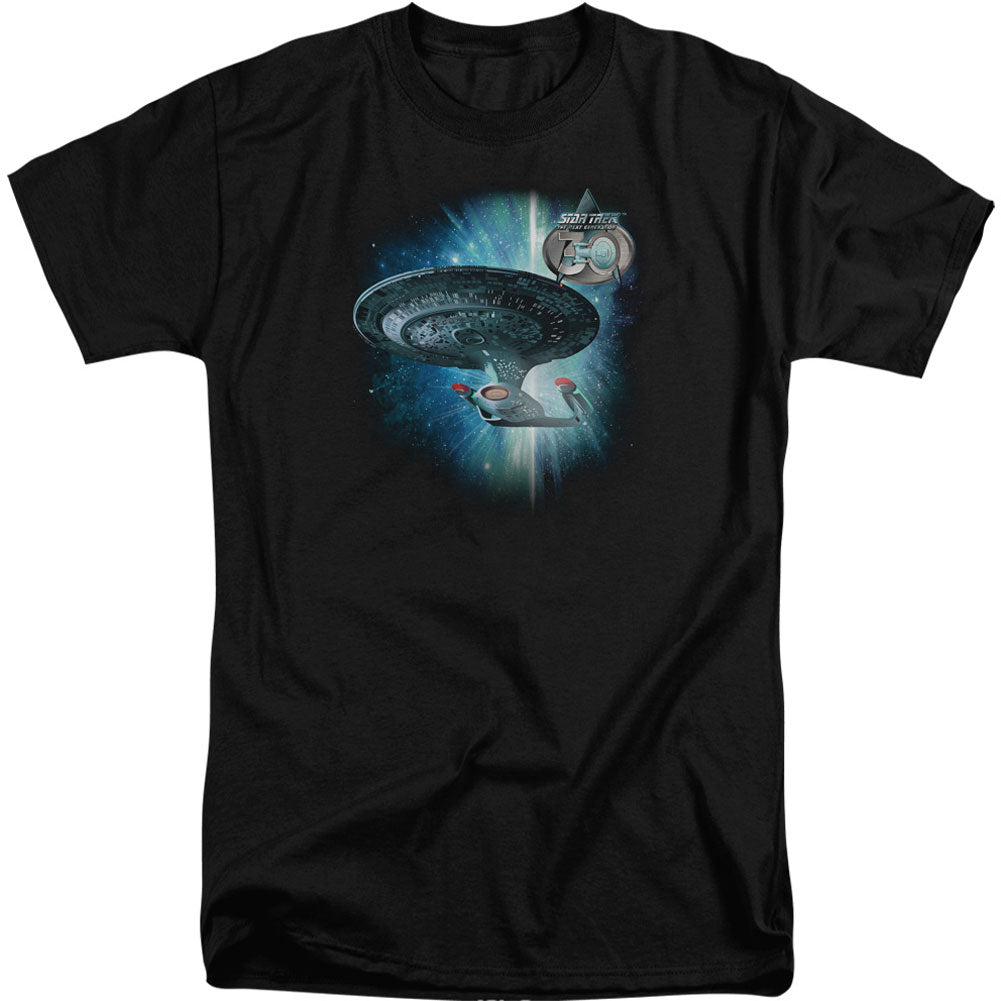 Star Trek Ship 30 Adult Tall T-shirt Tall Front