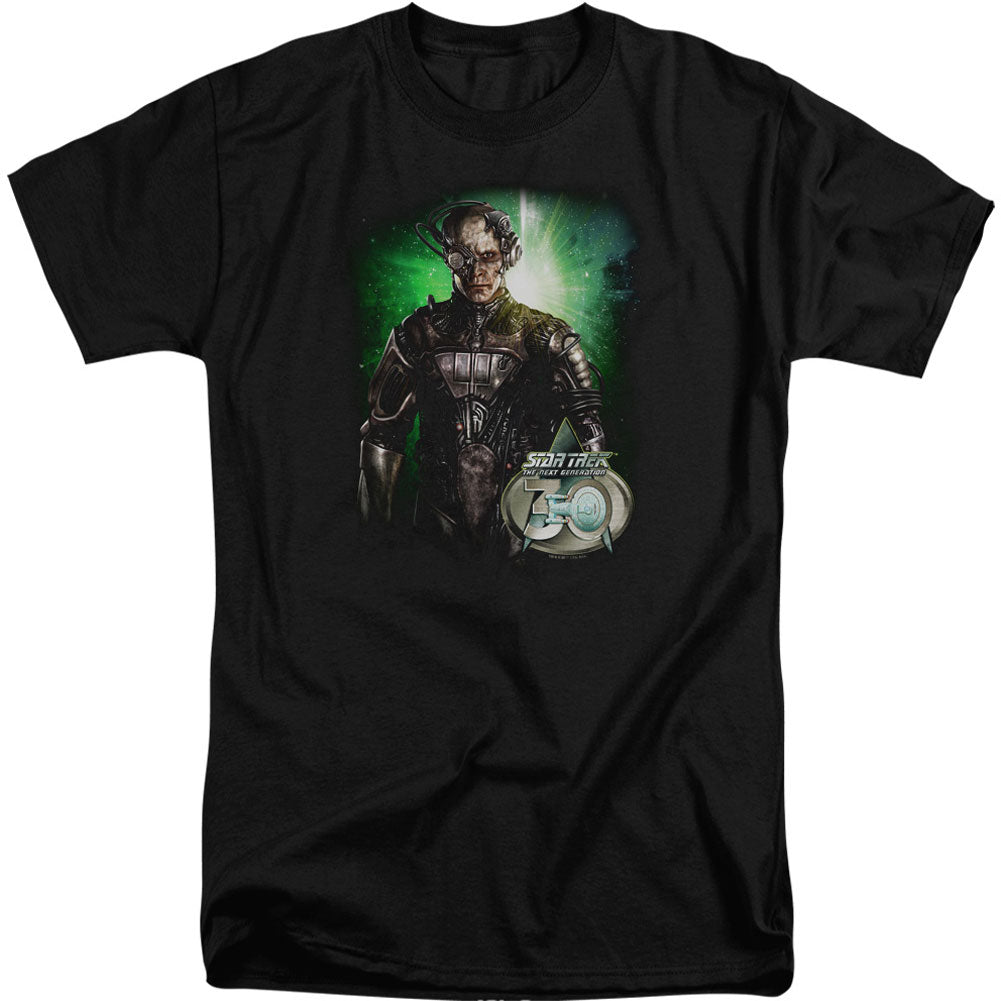 Star Trek Borg 30 Adult Tall T-shirt Tall Front