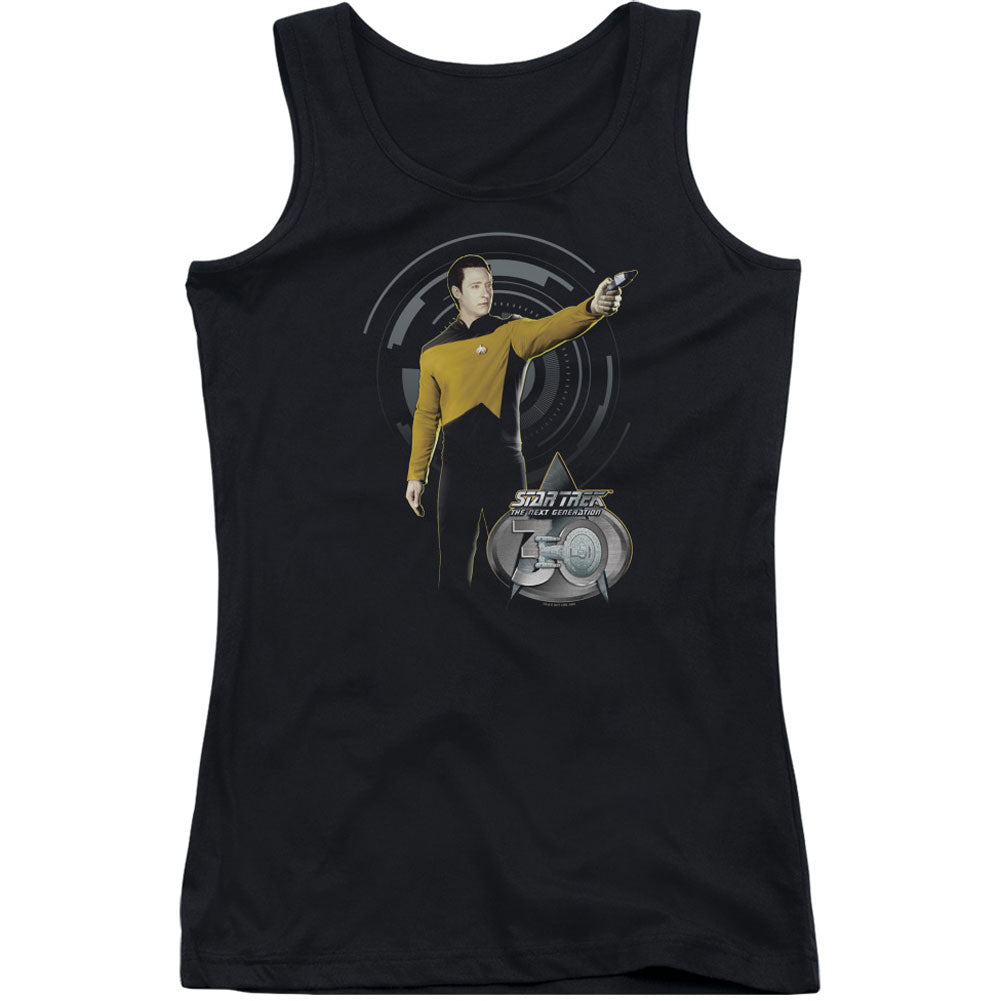 Star Trek Data 30 Junior Top Front