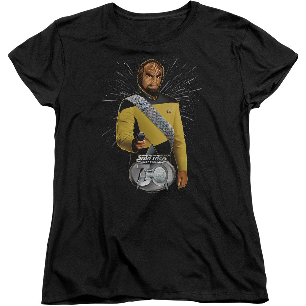 Star Trek Worf 30 Junior Top Front