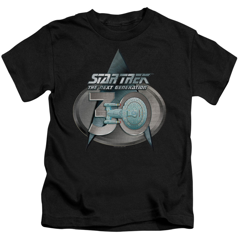 Star Trek Tng 30 Logo Juvenile Childrens T-shirt Front