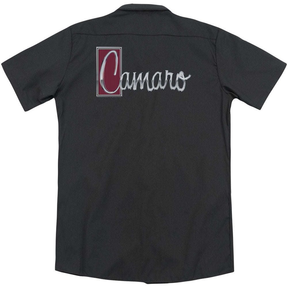 Chevy Chrome Script (Back Print) Workshirt Back