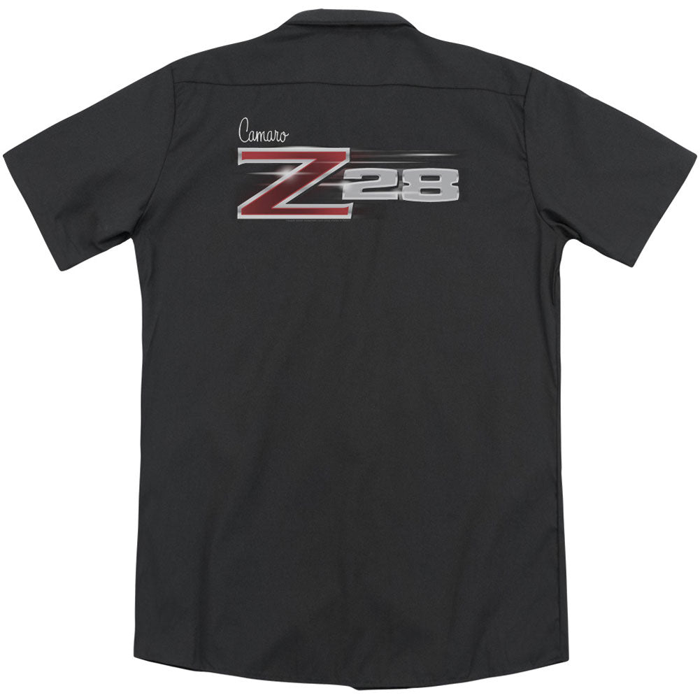 Chevy Chrome Script (Back Print) Workshirt Back