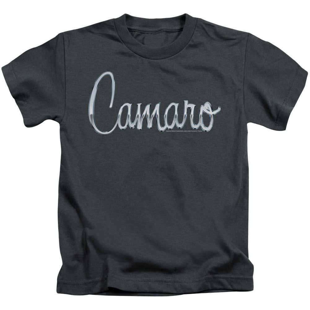Chevy Classic Camaro Metal Juvenile Childrens T-shirt Front