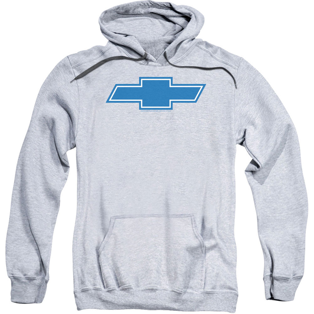 Chevy Simple Vintage Bowtie Adult 25% Poly Hooded Sweatshirt Front