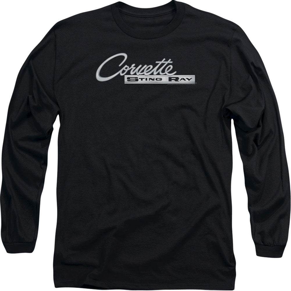 Chevy Chrome Stingray Logo Long Sleeve Front