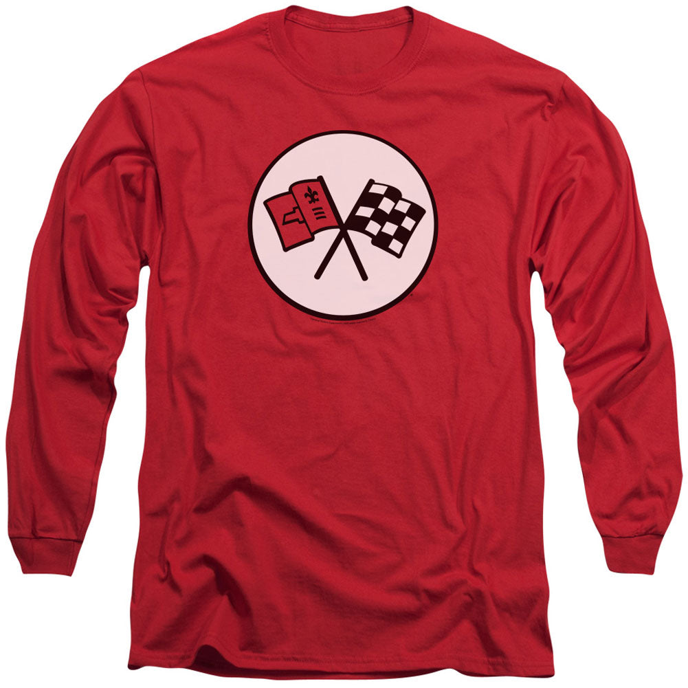 Chevy 2nd Gen Vette Logo Long Sleeve Front