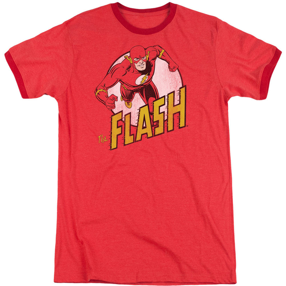 DC Comics The Flash Adult Ringer T-shirt Front