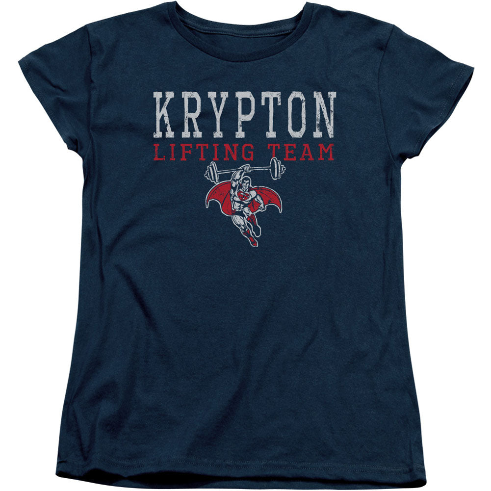 DC Comics Krpton Lifting Junior Top Front