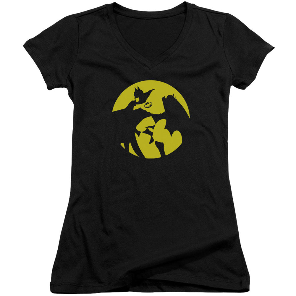 DC Comics Batman Spotlight V-Neck Junior Top Front
