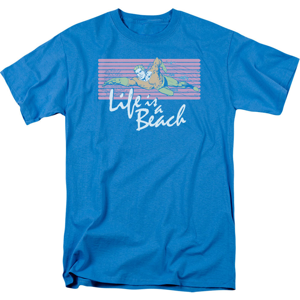 DC Comics Life Is A Beach Adult T-shirt Front