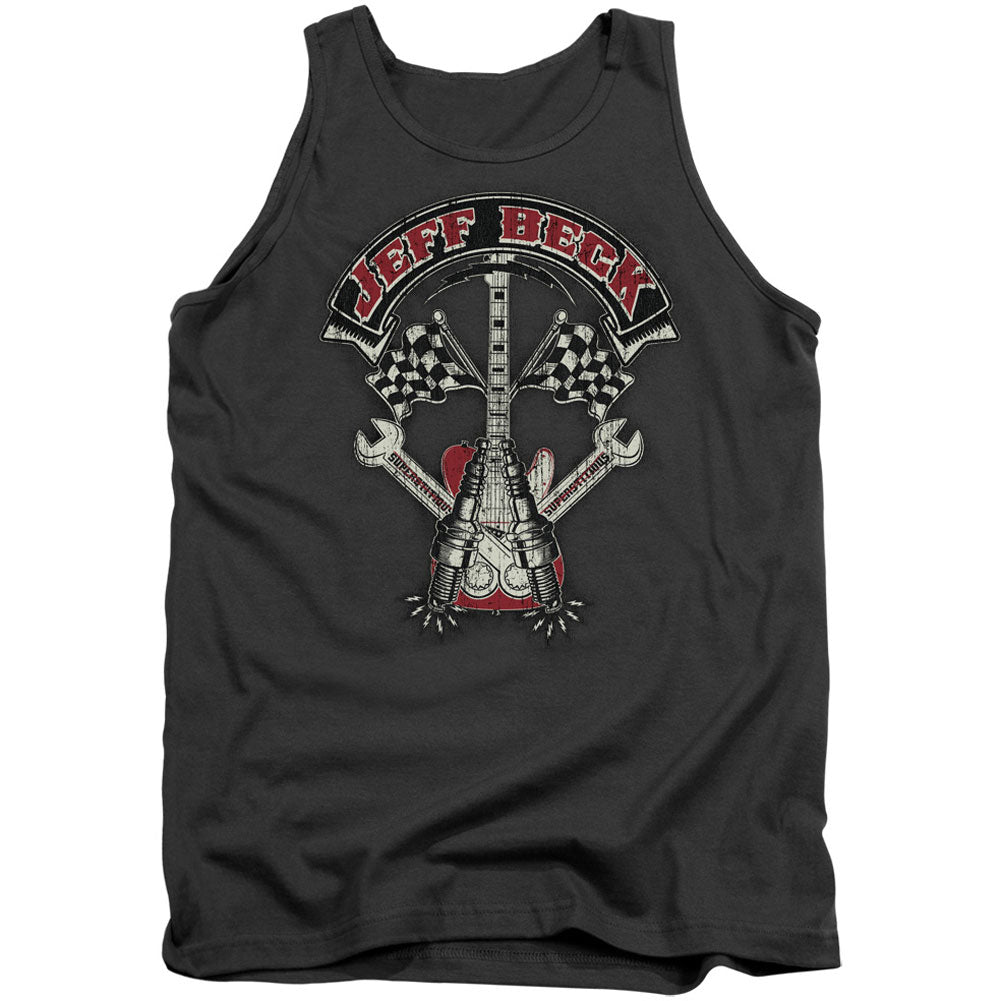 Jeff Beck Beckabilly Guitar Mens Tank Front