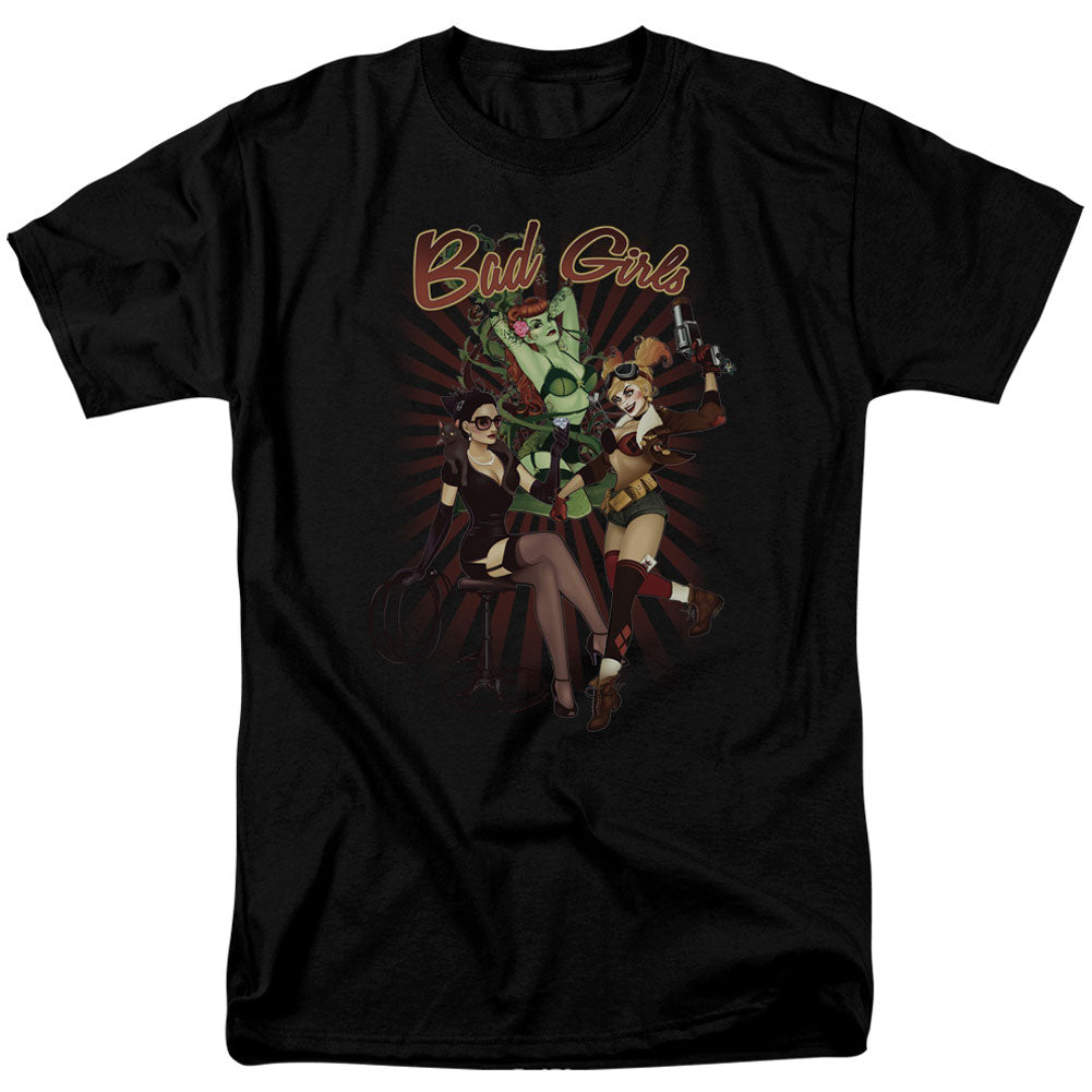 Justice League Of America Bad Girls Adult T-shirt Front