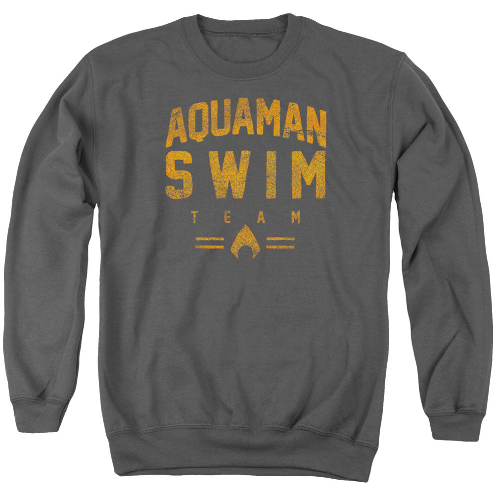Justice League Of America Swin Team Adult Sweatshirt Front