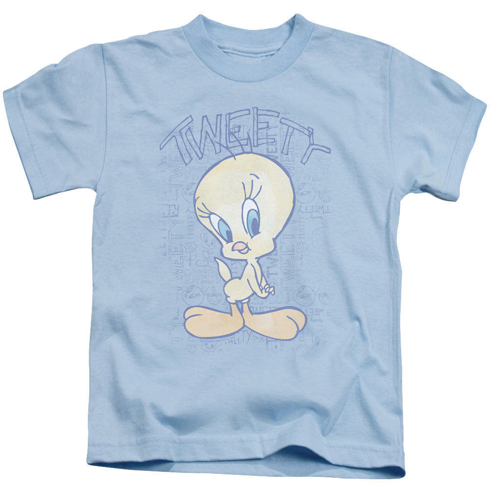 Looney Tunes Tweety Fade Juvenile Childrens T-shirt Front