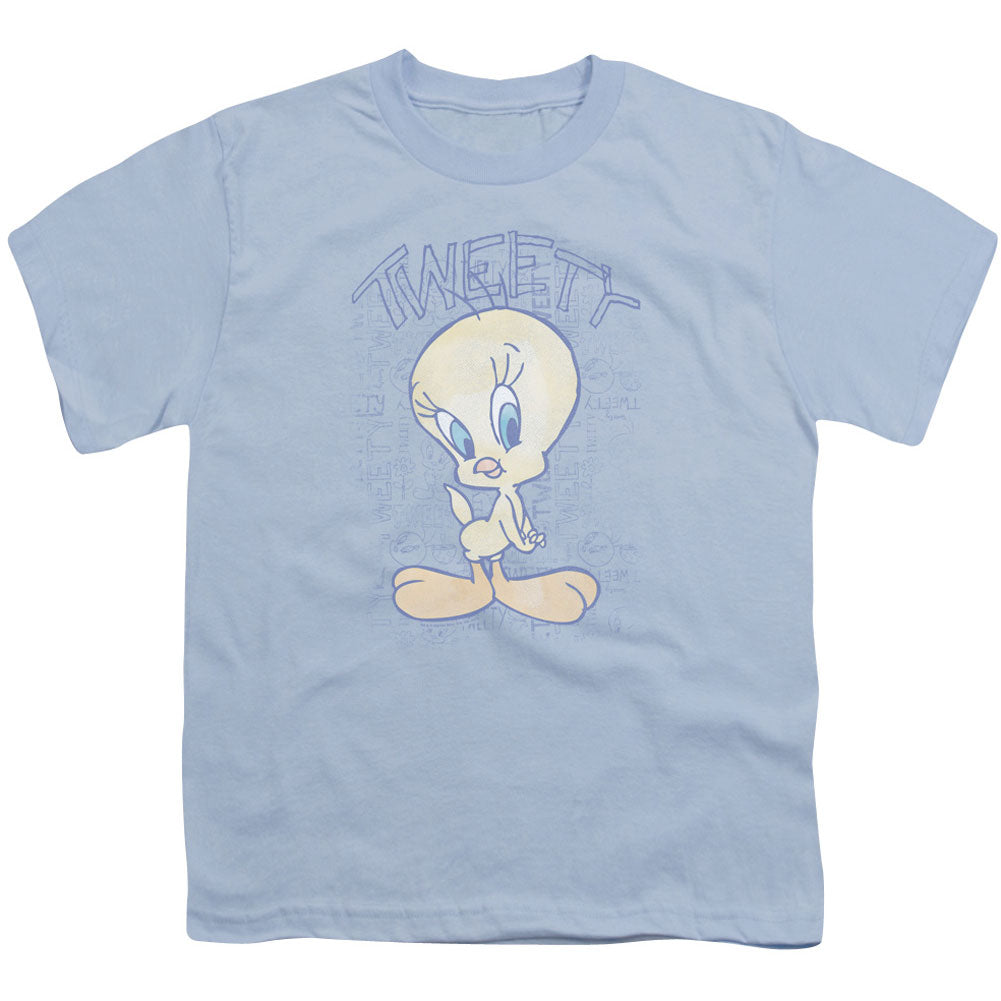Looney Tunes Tweety Fade Youth T-shirt Front