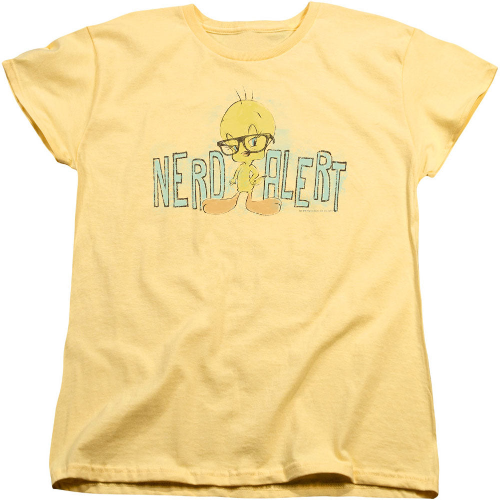 Looney Tunes Nerd Alert Junior Top Front