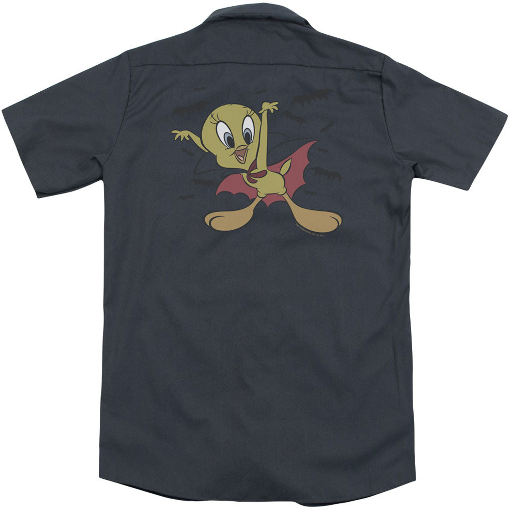 Looney Tunes Vampire Tweety (Back Print) Workshirt Back