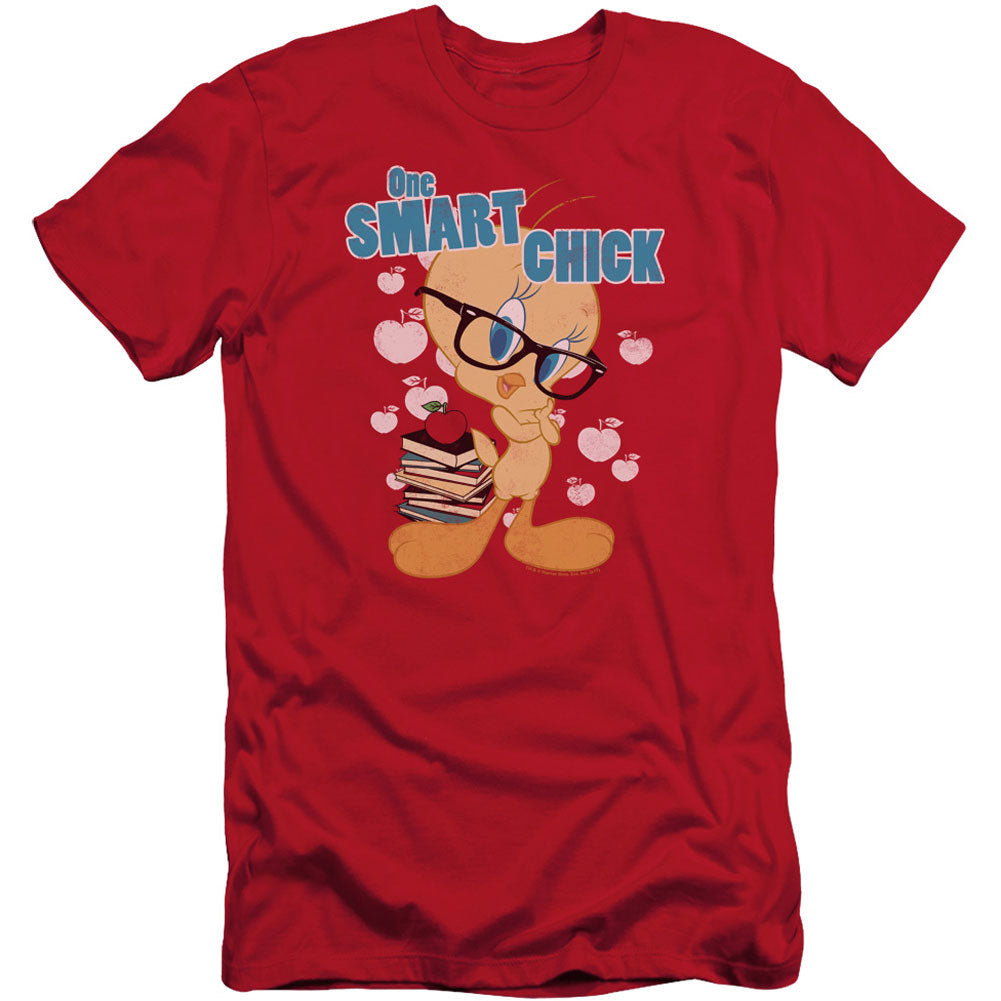 Looney Tunes One Smart Chick Adult Slim Fit Slim Fit T-shirt Front