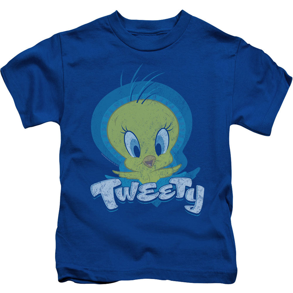 Looney Tunes Tweety Swirl Juvenile Childrens T-shirt Front
