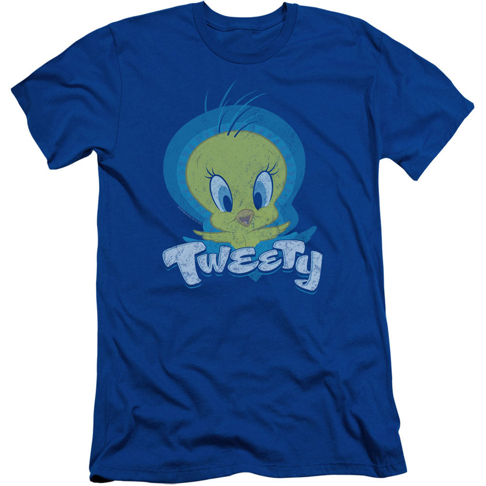Looney Tunes Tweety Swirl Adult Slim Fit Slim Fit T-shirt Front