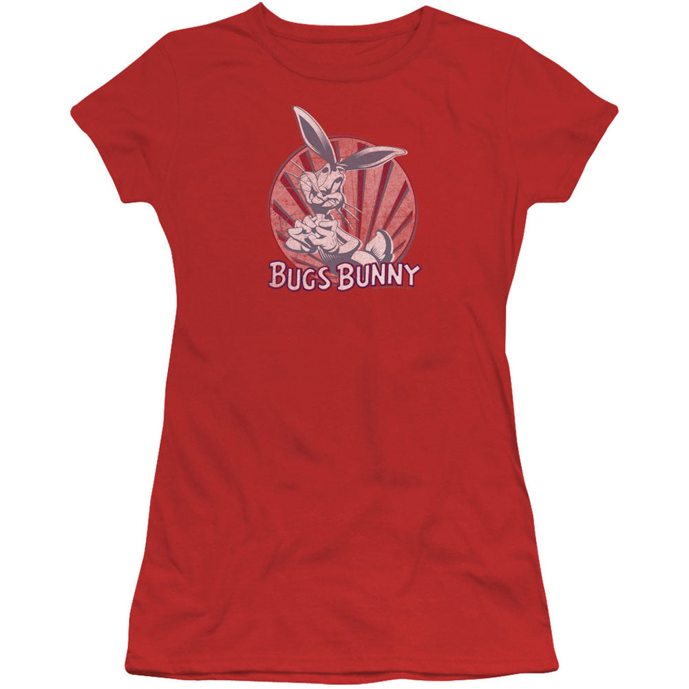 Looney Tunes Wishful Thinking Cap Sleeve Junior Top Front