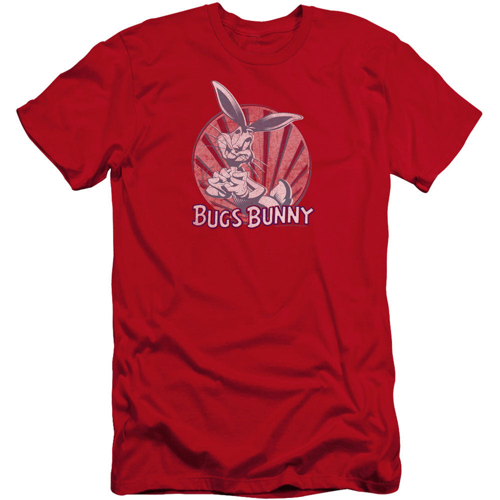 Looney Tunes Wishful Thinking Premium Canvas Brand Slim Fit T-shirt Front