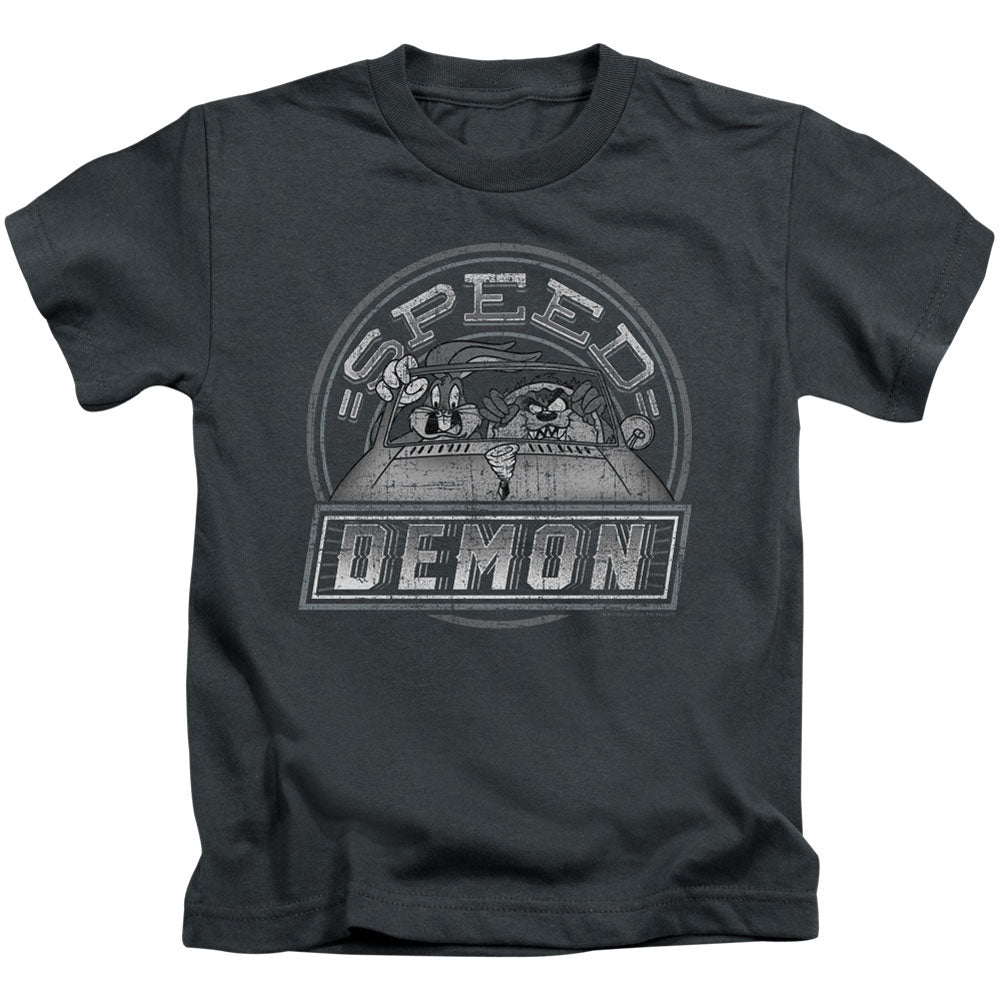 Looney Tunes Speed Demon Juvenile Childrens T-shirt Front