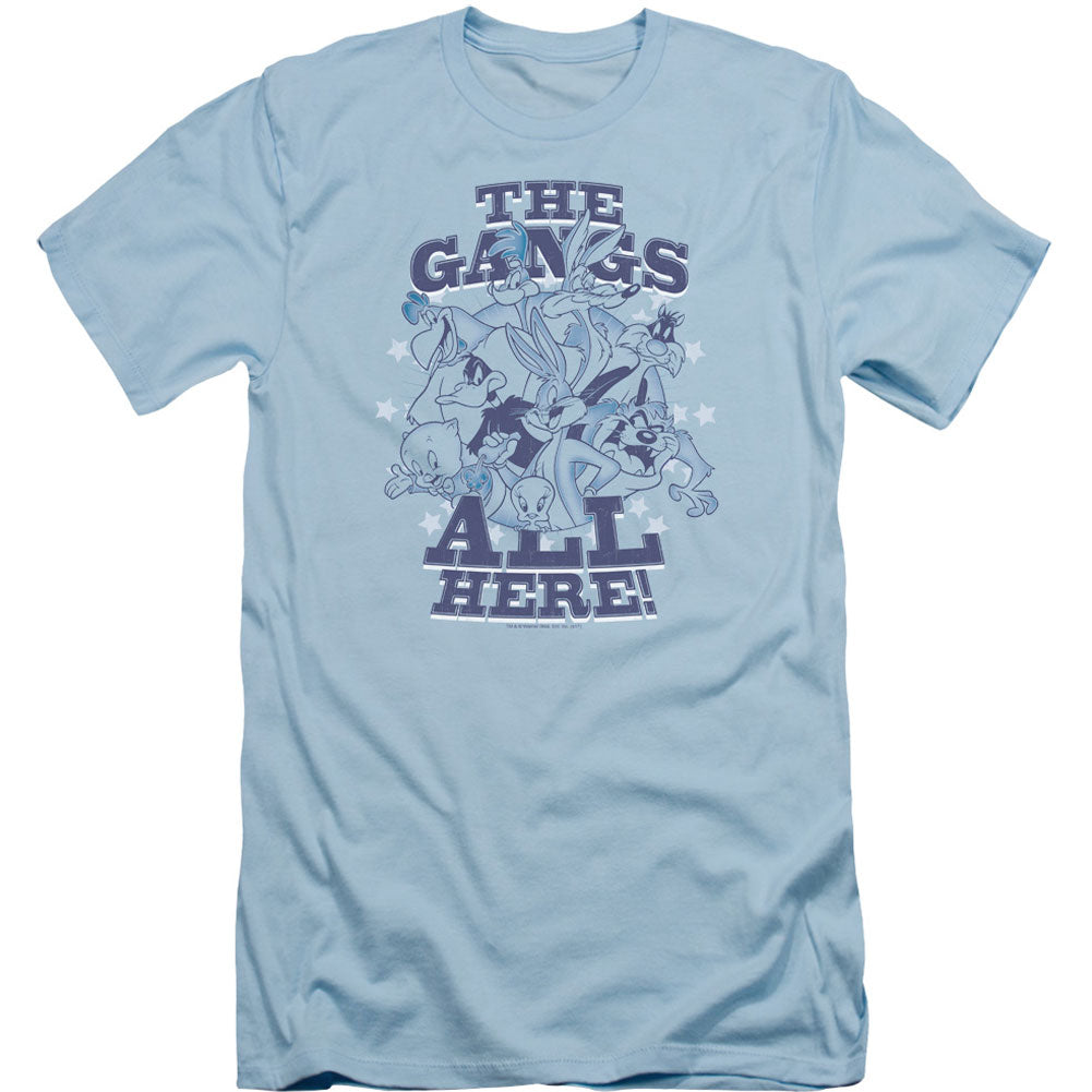 Looney Tunes Blue Gang Adult Slim Fit Slim Fit T-shirt Front