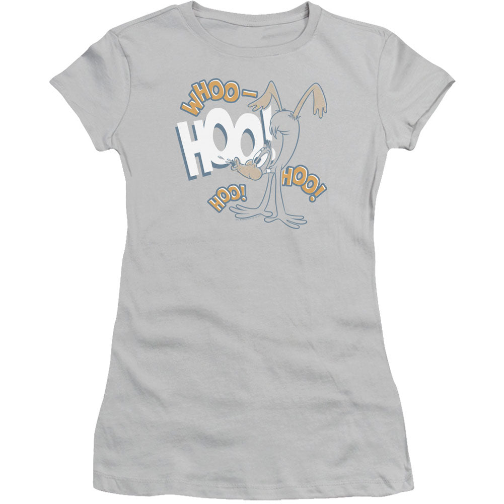 Looney Tunes Daffy Laugh Cap Sleeve Junior Top Front