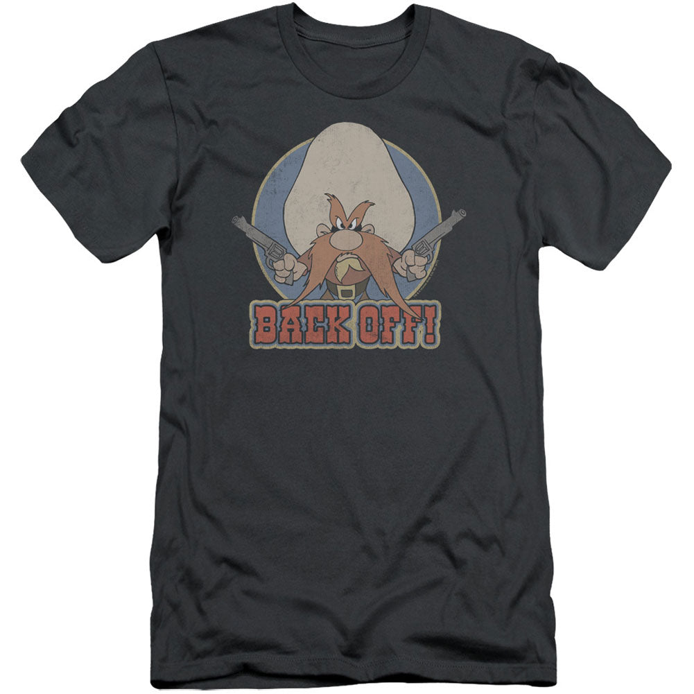 Looney Tunes I Said Back Off Adult Slim Fit Slim Fit T-shirt Front