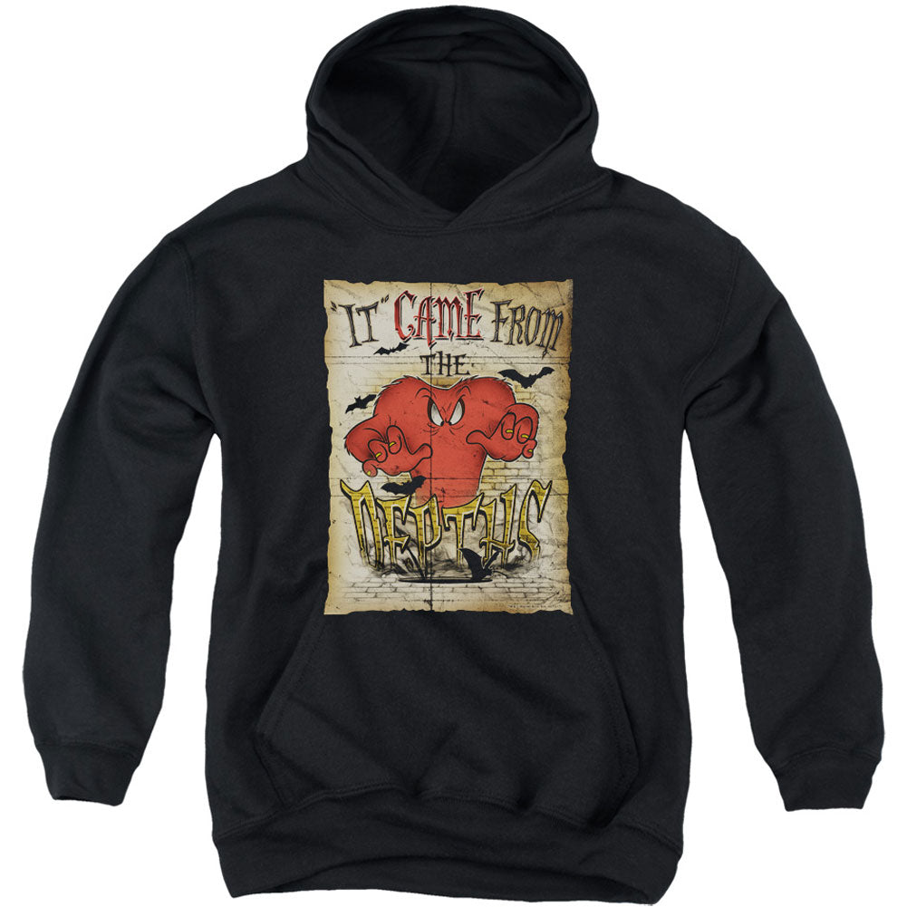 Looney Tunes The Depths Youth 50% Poly Hooded Sweatshirt Front