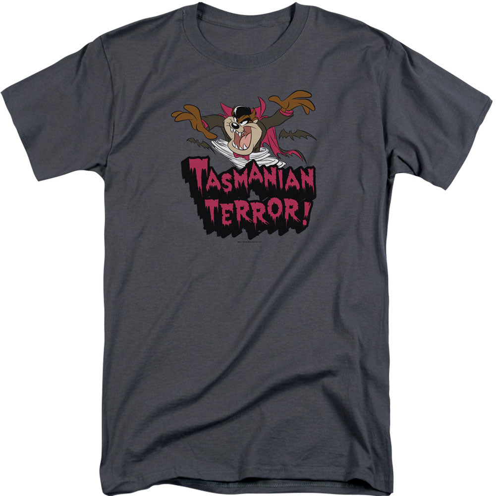 Looney Tunes Taz Terror Adult Tall T-shirt Tall Front