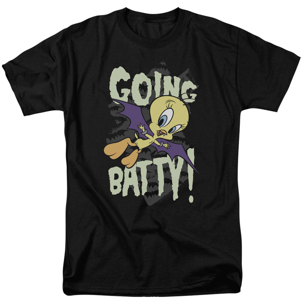 Looney Tunes Going Batty Adult T-shirt Front